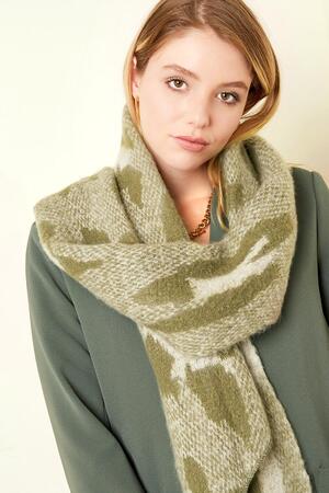 Winter Scarf Grey Polyester h5 Immagine4